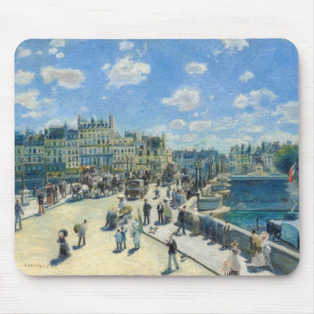 Tapis De Souris Pierre-Auguste Renoir - Paris, Pont-Neuf (Devant)