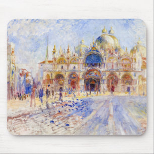 Tapis De Souris Pierre-Auguste Renoir - Venise, place Saint-Marc
