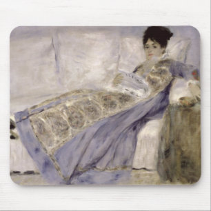 Tapis De Souris Pierre une Madame Monet de Renoir   sur un sofa