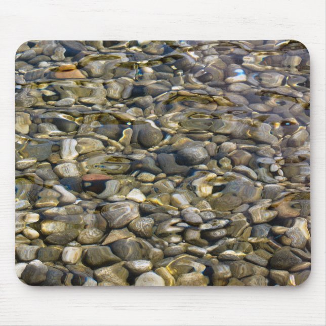 Tapis De Souris pierres dans l'eau (Devant)