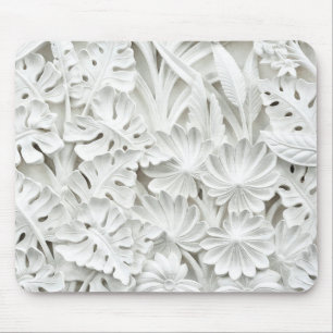 Tapis De Souris Pierres en motif feuille et fleur