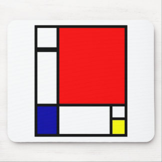 Tapis De Souris Piet Mondrian - art néo-plastique