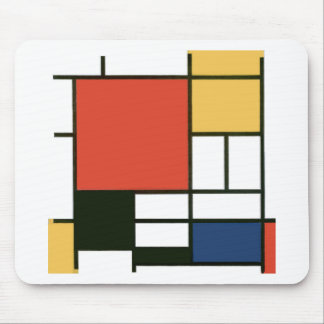 Tapis De Souris Piet Mondrian - composition