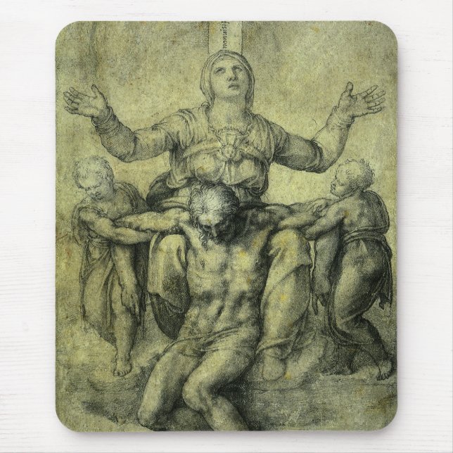 Tapis De Souris Pieta de Michel-Ange pour Vittoria Colonna (Devant)