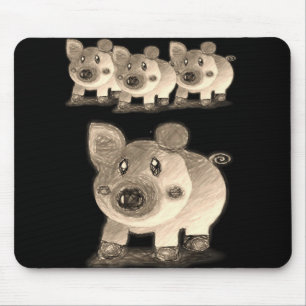 Tapis De Souris Pig Mousepad
