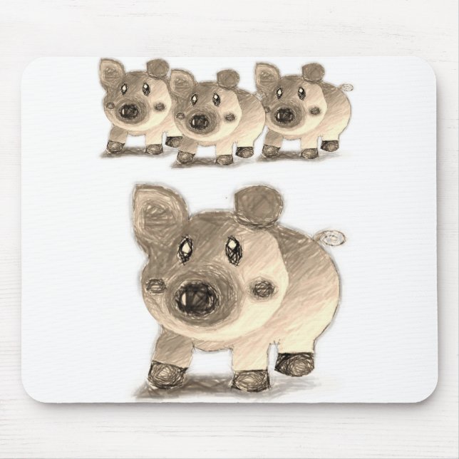 Tapis De Souris Pig Mousepad (Devant)