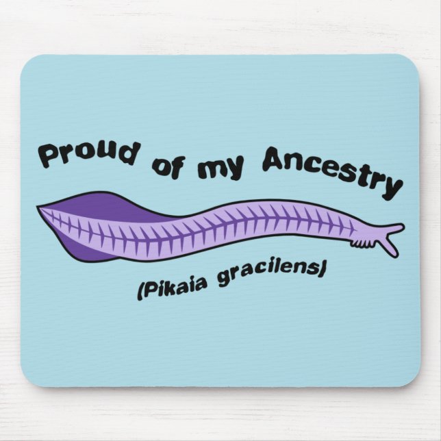 Tapis De Souris Pikaia - fier de mon ascendance Mousepad (Devant)