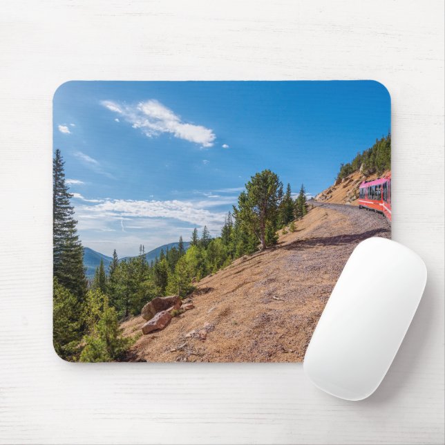 Tapis De Souris Pikes Peak Train Ride Mousepad (Avec souris)