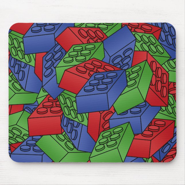 Tapis De Souris Pile des blocs constitutifs (Devant)