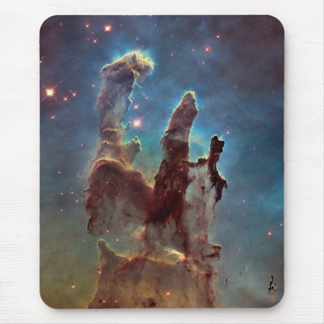 Tapis De Souris Piliers de création, Aigle Nebula Hubble Space (Devant)