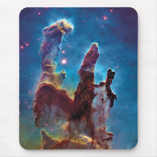 Tapis De Souris Piliers de la création M16 Aigle Nebula Photo spat (Devant)