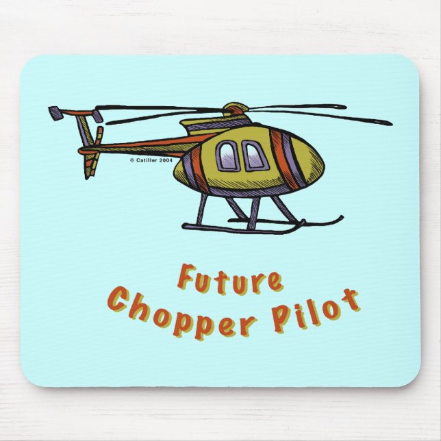 Tapis De Souris Pilote d'hélicoptère (Devant)