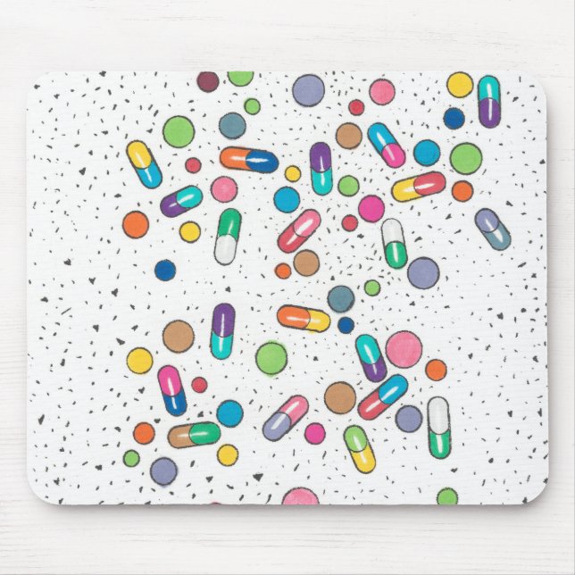 Tapis De Souris Pilules (Devant)