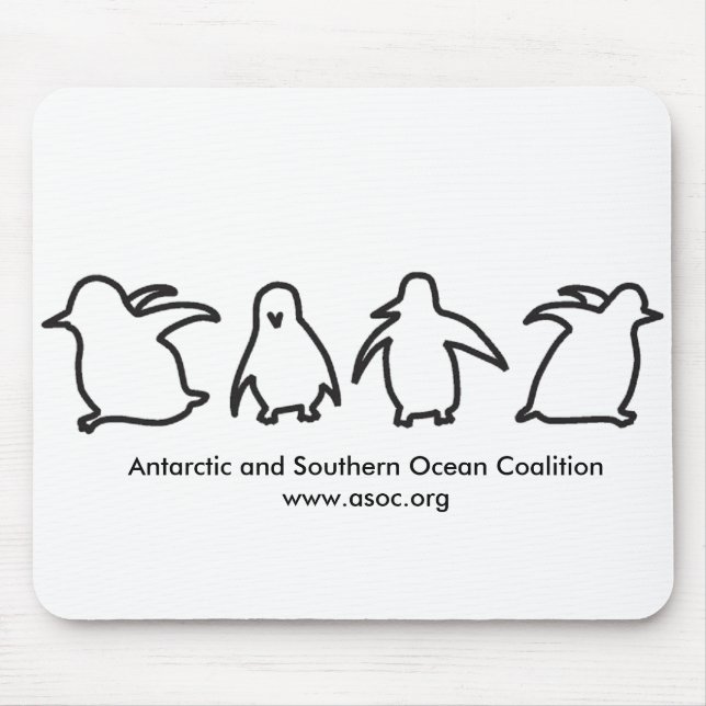 Tapis De Souris Pingouin Mousepad (Devant)
