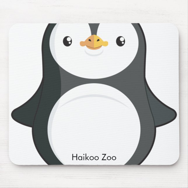 Tapis De Souris Pingouin Mousepad de zoo de Haikoo (Devant)