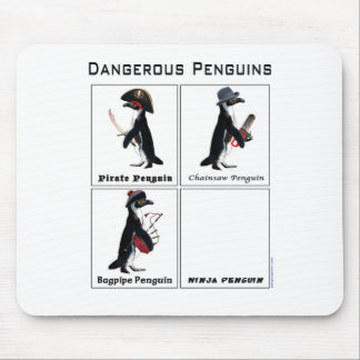 Tapis De Souris pingouins dangereux