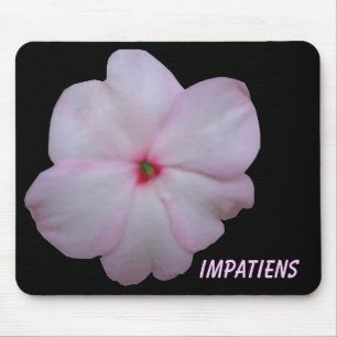 Tapis De Souris Pink Impatiens Personnalisable Mousepad