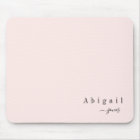 Pink Simple Script Name Modern Luxury personnalisé
