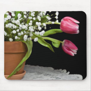 Tapis De Souris Pink Tulip