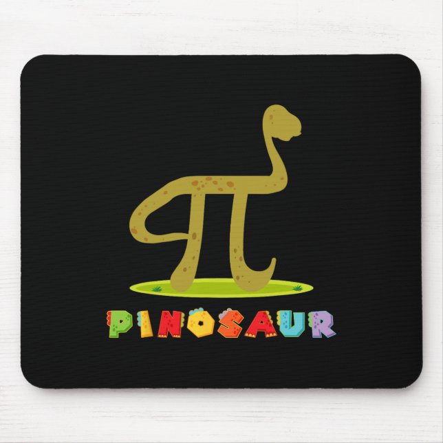 Tapis De Souris Pinosaur drôle Pi jour dinosaure amateur de maths  (Devant)