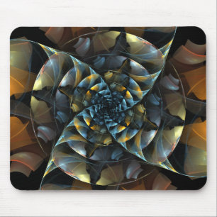 Tapis De Souris Pinwheel Art Abstrait Mousepad