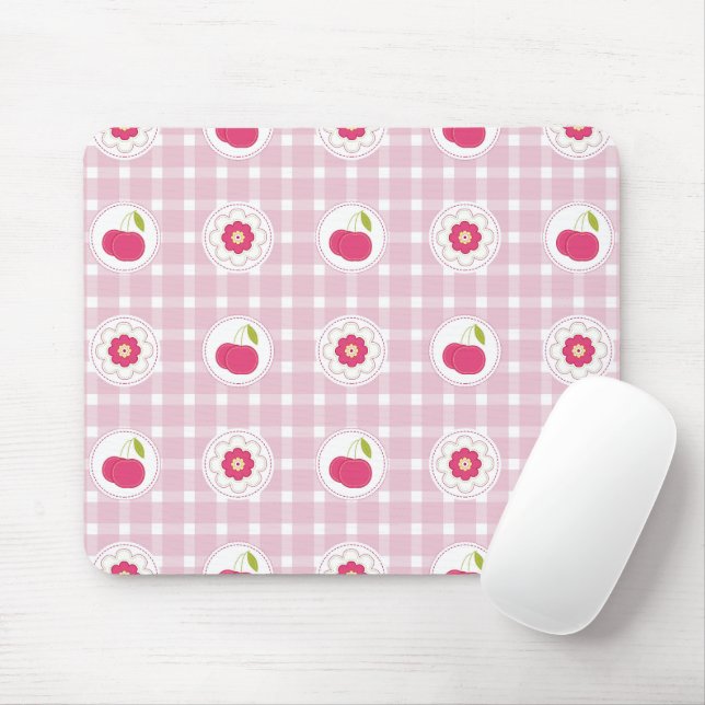 Tapis De Souris Pique-nique cerise Mousepad (Avec souris)