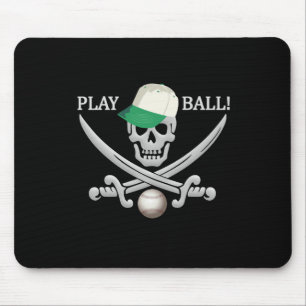 Tapis De Souris Pirate de baseball mousepad