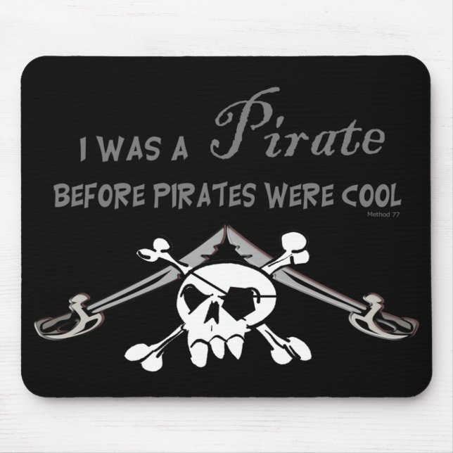 Tapis De Souris Pirate frais Mousepad (Devant)