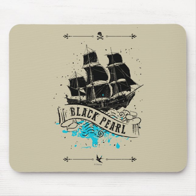 Tapis De Souris Pirates des Caraïbes 5 | Black Pearl (Devant)