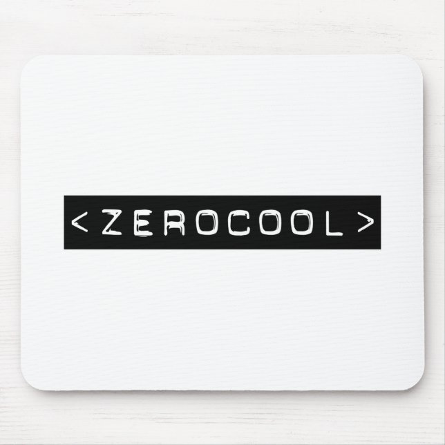 Tapis De Souris Pirates informatiques de Zerocool (Devant)