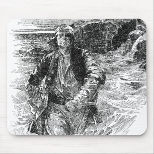 Tapis De Souris Pirates Vintage, Sir Henry Morgan dans l'Océan