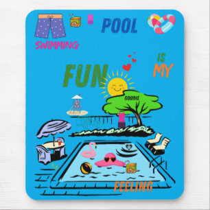 Tapis De Souris Piscine Amusement