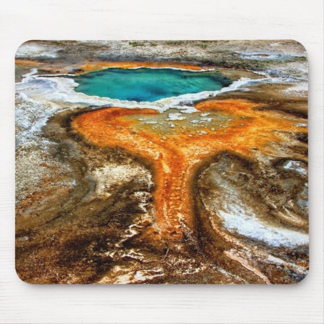 Tapis De Souris Piscine de courant ascendant de Yellowstone (Devant)