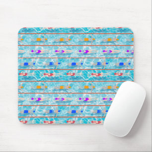 Tapis De Souris Piscine Piscine Motif d'équipe