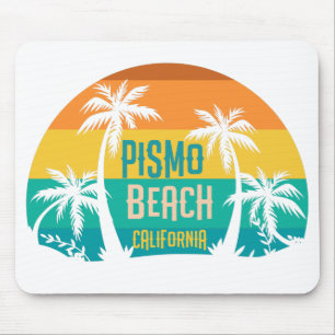 Tapis De Souris Pismo Beach Retro