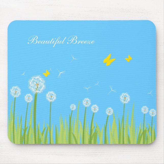 Tapis De Souris pissenlits, belle brise (Devant)