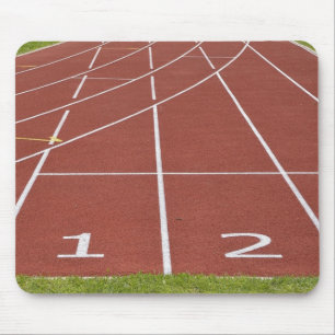 Tapis De Souris Piste et champ en cours