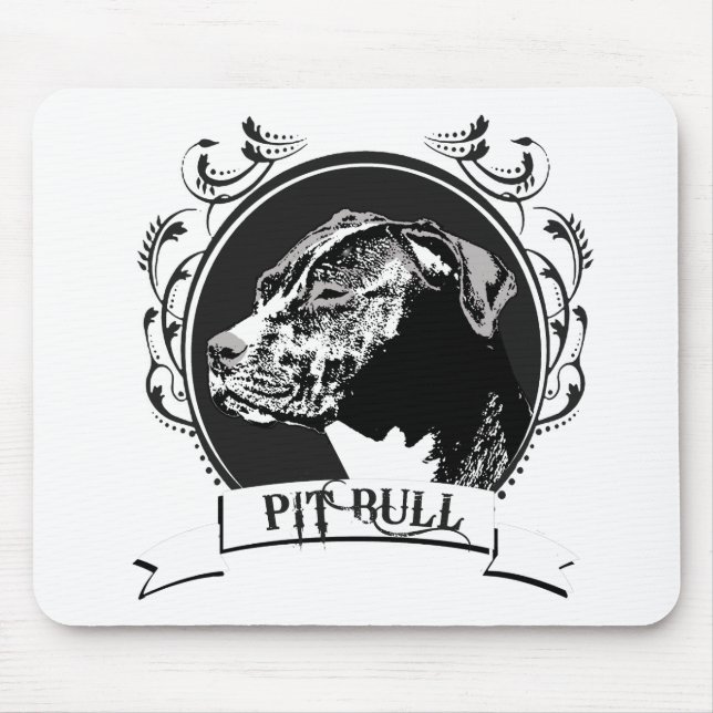 TAPIS DE SOURIS PITBULL (2) (Devant)