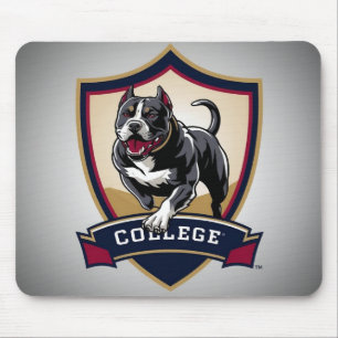 Tapis De Souris Pitbull à l'université : Logo