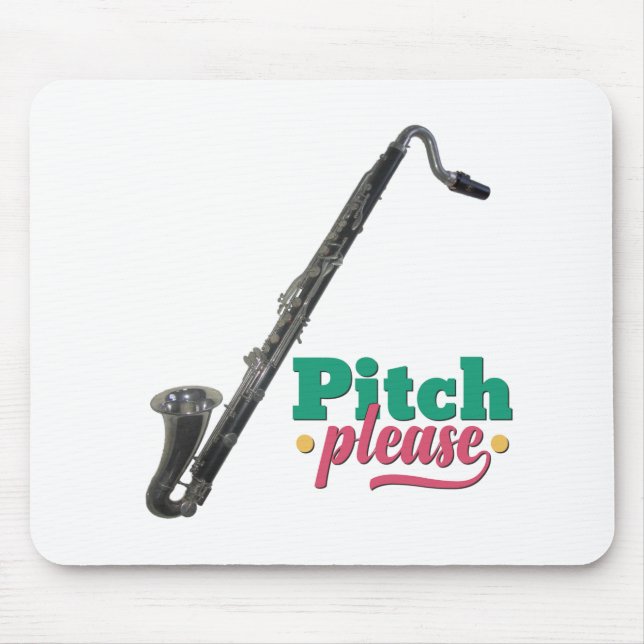 Tapis De Souris Pitch S'Il Vous Plaît : Bass Clarinet (Devant)