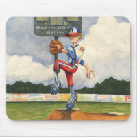 Pitcher de baseball sur Mound par Jay Throckmorton