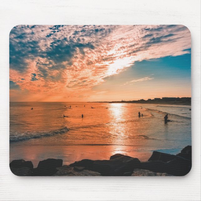 Tapis De Souris Pittoresque Beach Art Ocean Images Photographie Co (Devant)
