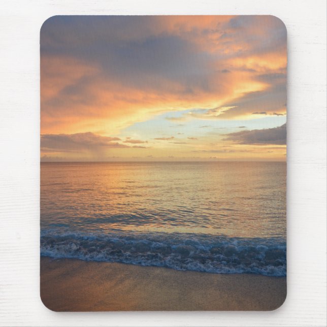 Tapis De Souris Pittoresque Tropical Beach coucher de soleil Natur (Devant)