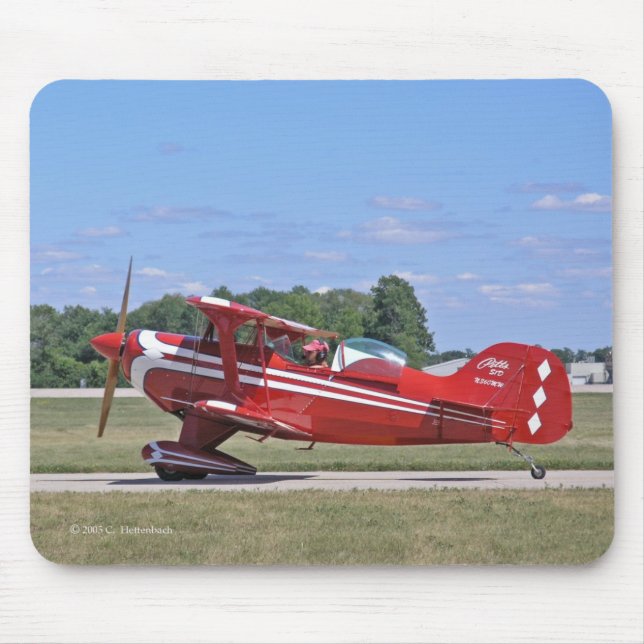 Tapis De Souris Pitts-Mousepad rouge (Devant)
