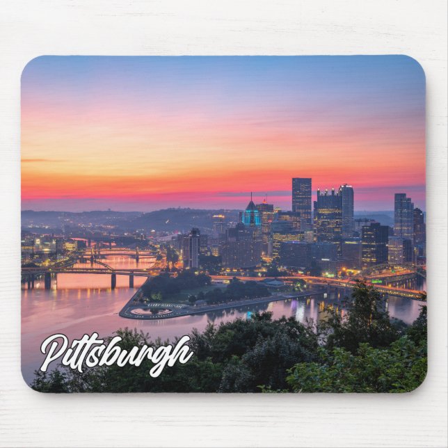 Tapis De Souris Pittsburgh, Pennsylvanie (Devant)