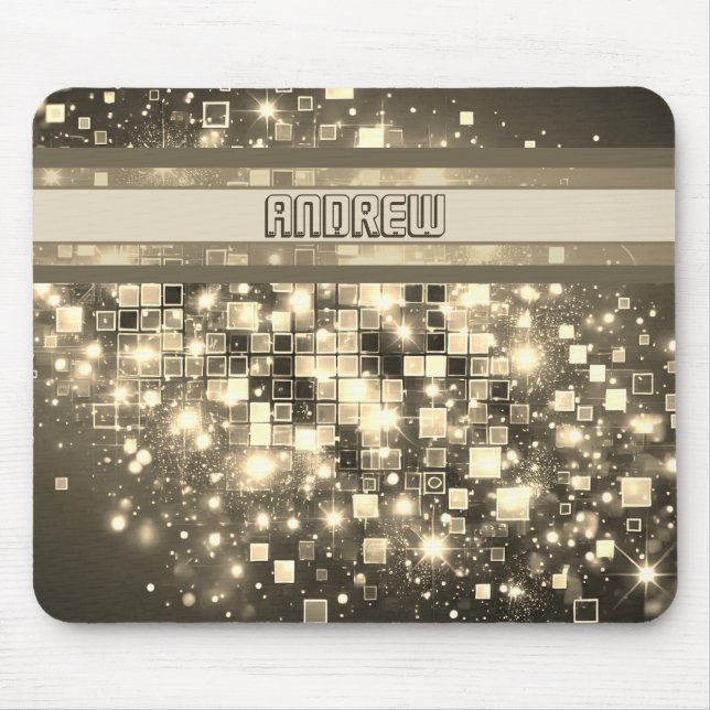 Tapis De Souris Pixel Bokeh (Devant)