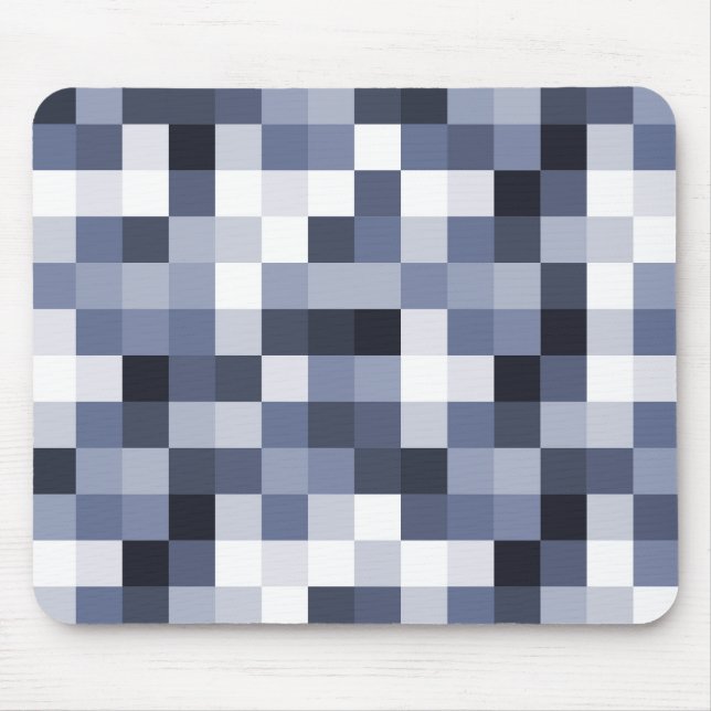 Tapis De Souris Pixels 060614 (01) - Bleu (Devant)