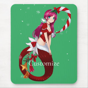 Tapis De Souris Pixie de Noël Mermaid Thunder_Cove