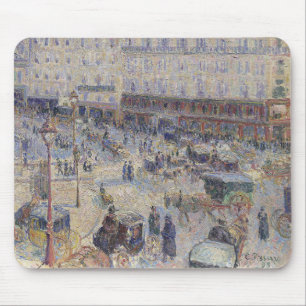 Tapis De Souris Place du Havre, Paris par Pissarro
