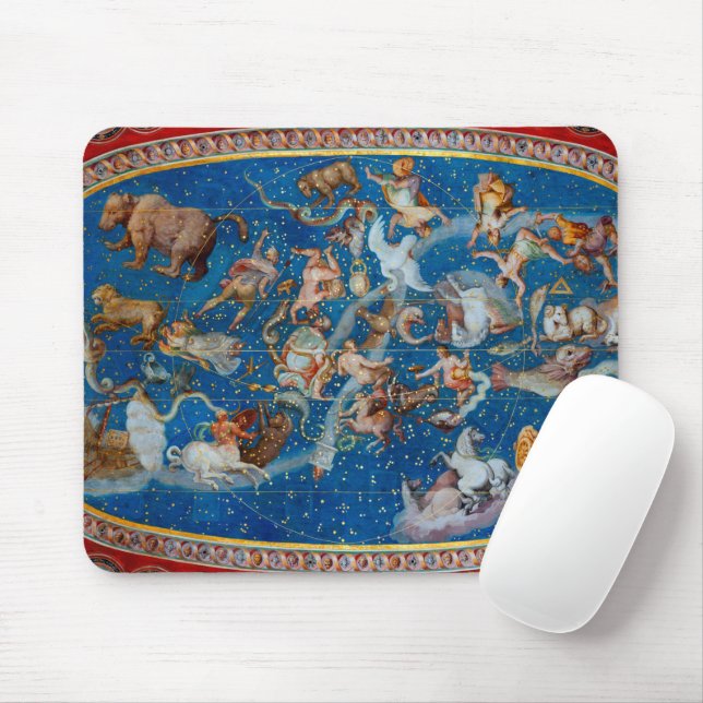 Tapis De Souris Plafond de la Sala Bologna, Carte Céleste (Avec souris)